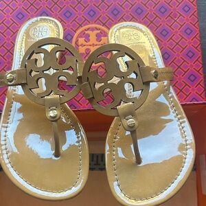 Tory Burch Gold Sandals